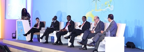 Mr. Trevor Manuel, second from right, at the Green Growth: The Future of Africa panel.